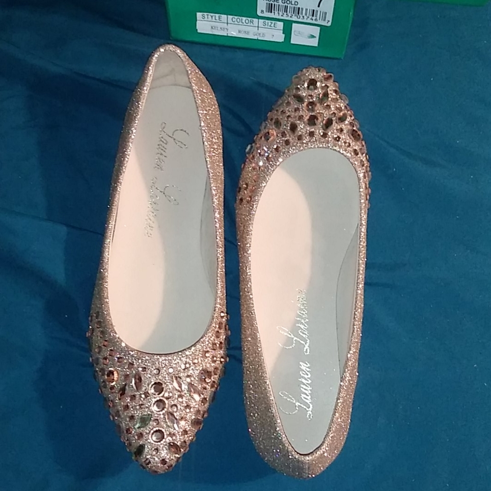Lauren Lorraine Kelsey Rose Gold Sz 7